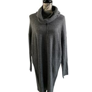 Liz Claiborne Cowl Neck Sweater Dress Women's Large Long Sleeves Pullover NEW
